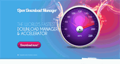 Desktop Screenshot of odownloadmanager.com